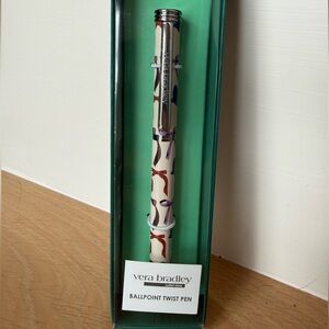 NEW! Vera Bradley Ballpoint Twist Pen Rows of Bows